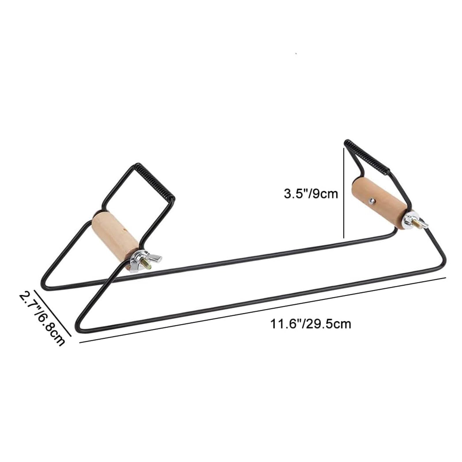 Telar de Cuentas, Marco de Telar de Cuentas de Acero Inoxidable de Madera, Telar de Cuentas DIY, Telar de Joyería para Collar, Pulsera y Más