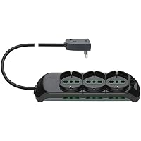 Vimar FP00530.C Presa Multipla con 3 Prese universali, 6 Biprese Sicury