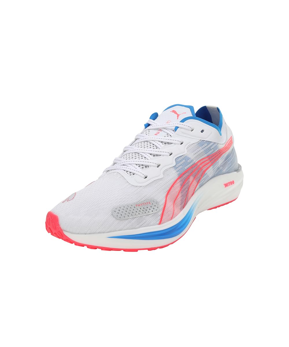 Puma Mens Liberate Nitro 2 White-Ultra Blue-Fire Orchid Running Shoe - 7 UK (37731506) (B0BM9G9625) Amazon Price History, Amazon Price Tracker