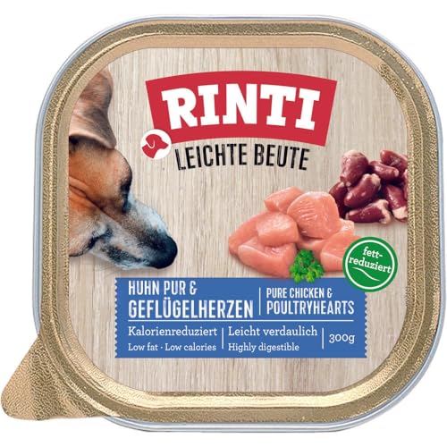Produktbild von Rinti Leichte Beute Huhn Pur & Geflügelherzen - 9 x 300 g