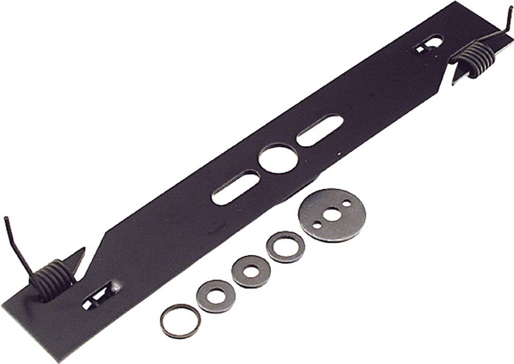 Ratioparts Rastrillo para Cuchillos, Longitud 410 mm, ZB Redondo, 20,8 mm, AB Ovalado, 10 x 35 mm, rastrillo de Fuerza, Color Negro
