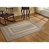 Better trends woodbridge braid collection is durable reversible indoor area utility rug 100 wool in vibrant colors 40 x 60 rectangle natural  urban country home decor