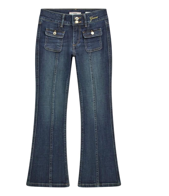 GUESS Girls' Bootcut Fit Jeans