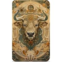 Twelve Constellations Taurus Zodiac Metal Tin Sign,Celestial Star Sign Home Decor,Retro Astrology Wall Art for Living Room,Bar,ManCave,Vintage Horoscope Plaque for Astrology Lovers 12x8inch