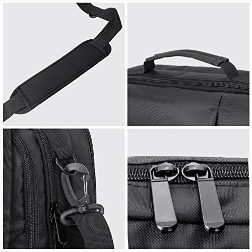 Naviskauto Universal Business Messenger Bag Shoulder Bag For 10.1 Inch Dual Portable Dvd Player, Laptop And Tablet-Black (10.1 Inch) #TOP4