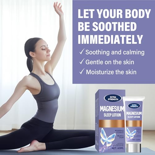 Magnesium Cream, Magnesium Butter, Natural Magnesium Body Butter, Support Rapid Sedation & Restful Sleep, Moisturizing Body & Skin - Image 4