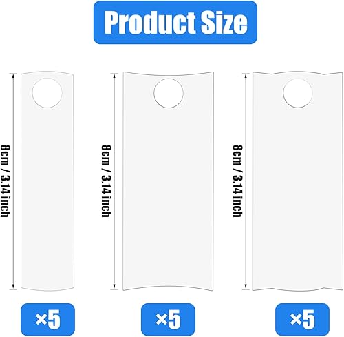 Miniatura 2 de 15 placas de nombre para Stanley de 40 onzas, etiquetas de vaso de acrílico transparente, placa de nombre en blanco para Stanley Cup, mini placa de