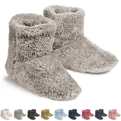 [Rilobi] [フットコーディネーターの推奨]モコモコスリッパ あったかスリッパ 北欧 冬用 ルームシューズ 冬 滑り止め 静音 スリッパ 冬 室内履き 防寒 洗える 男女兼用