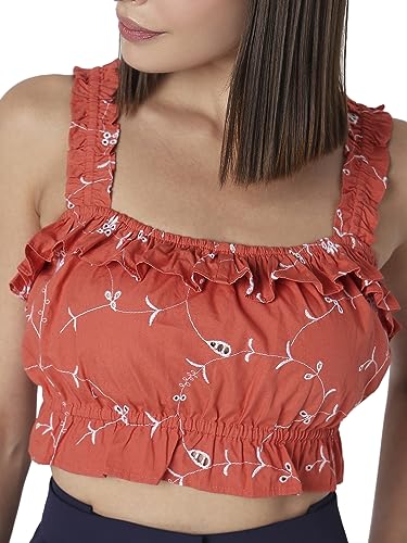 Image of VERO MODA Women's Cotton Regular Fit Top