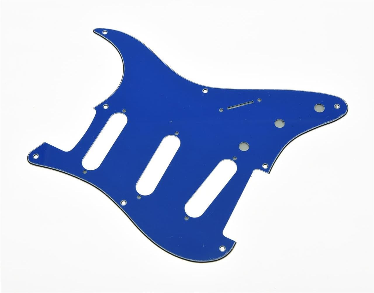  8 Hole Vintage ST/Strat Style SSS Pickguard ST Guitar Pick Guard Scratch Plate for Stratocaster/Strat Blue 3 Ply