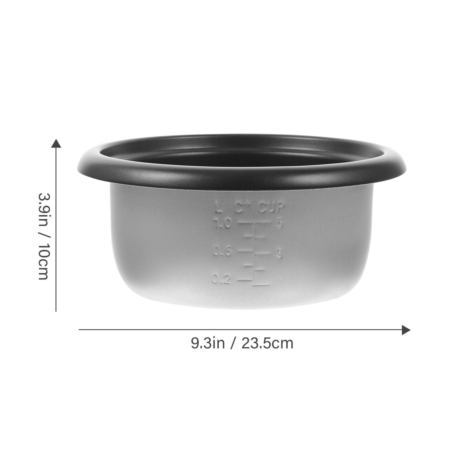 PACKOVE Revestimiento De Olla Arrocera Contenedores De Acero Inoxidable Olla Arrocera Reemplazar El Forro Tanque Interior De Arroz Forro De Cocina Olla Caliente Aleación De Aluminio Pastel