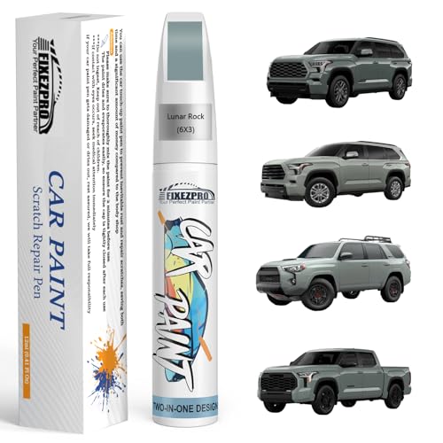 Image of 6X3 Lunar Rock Car Touch Up Paint for Toyota, Color Match Auto Paint Repair Pen,Professional Car Scratch Repair Remover Pen Quick & Easy to Use