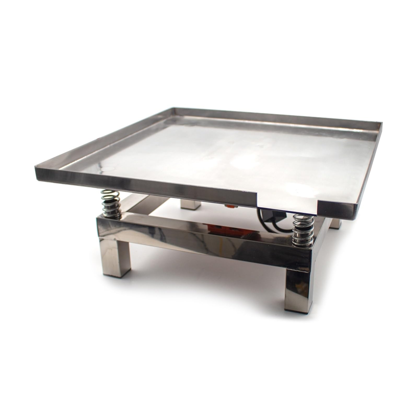 50x50 CENTIMETRI Tavolo Vibrante Calcestruzzo Banco di Prova di Vibrazione Banco di Prova Blocco Piattaforma di Vibrazione Mini Tavolo di Vibrazione In Acciaio Inox