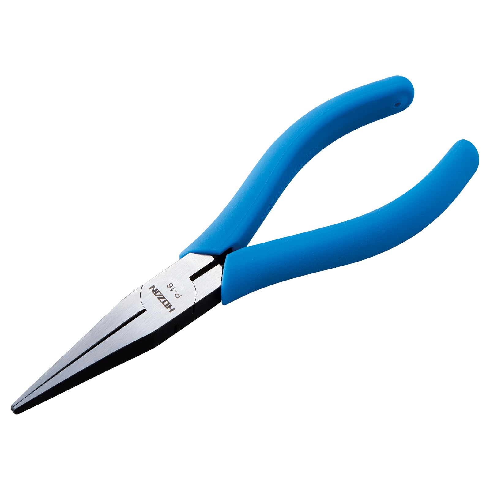 HOZAN P-16 Lead Pliers Flat Tip Carbon Steel No Knurling Japan Made