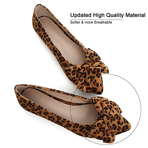 Image of Dear Time Women's Ballet Flats Dress Ballet Shoes Slip on for Office Work Comfortable Shoes