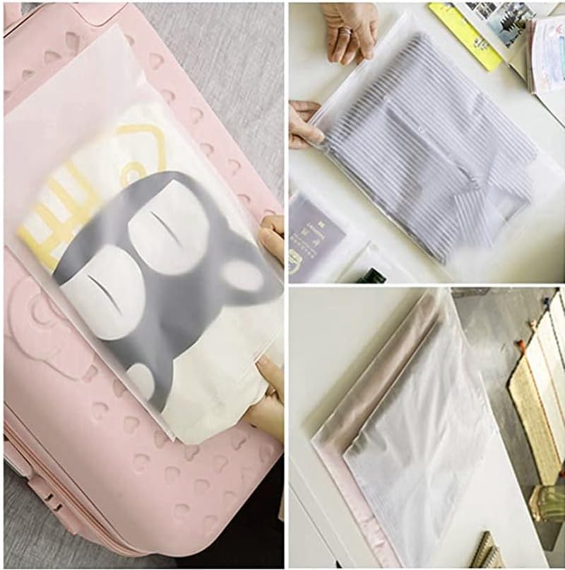 Miniatura 8 de Bolsas de embalaje pequeñasbolsas de almacenamiento de plástico con cremallera, 50 bolsas de mercancía de 6 x 8 pulgadas para embalaje de