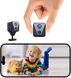 Hidden Camera | Spy camera, Improved 2K WiFi Mini Camera, Real-Time View,100 Days Battery Life, Cloud & SD Storage, Clear Night Vision, AI Motion Detection, Security Wireless Camera Nanny Cam asin的图片