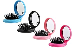 4 Pack Kids Combs for Hair Travel Hair Brush with Mirror