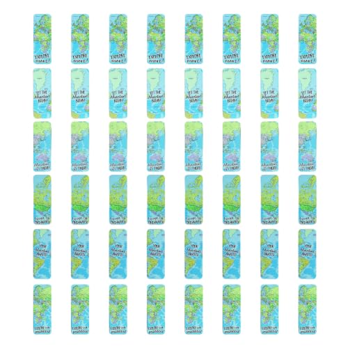 Fun Express World Map Bookmarks Bulk 48 Pack