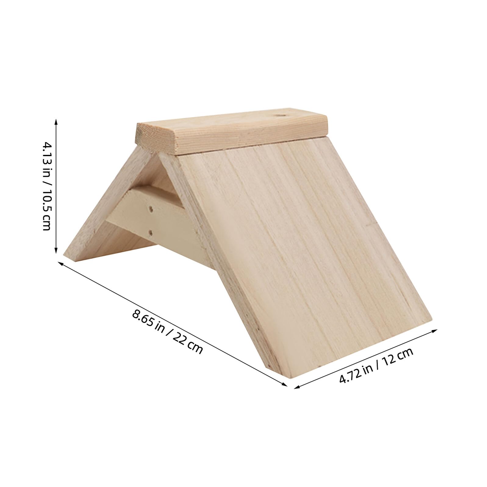 Sosoport 6 Pezzi Set 6 Trespoli in Legno Massello per Piccioni e Pappagalli, Posatoio Stabile e Traspirante per Gabbie da Soppalco, Accessori per Uccelli da Interno ed Esterno