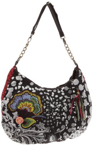 Desigual Women's Woven Bag, Negro