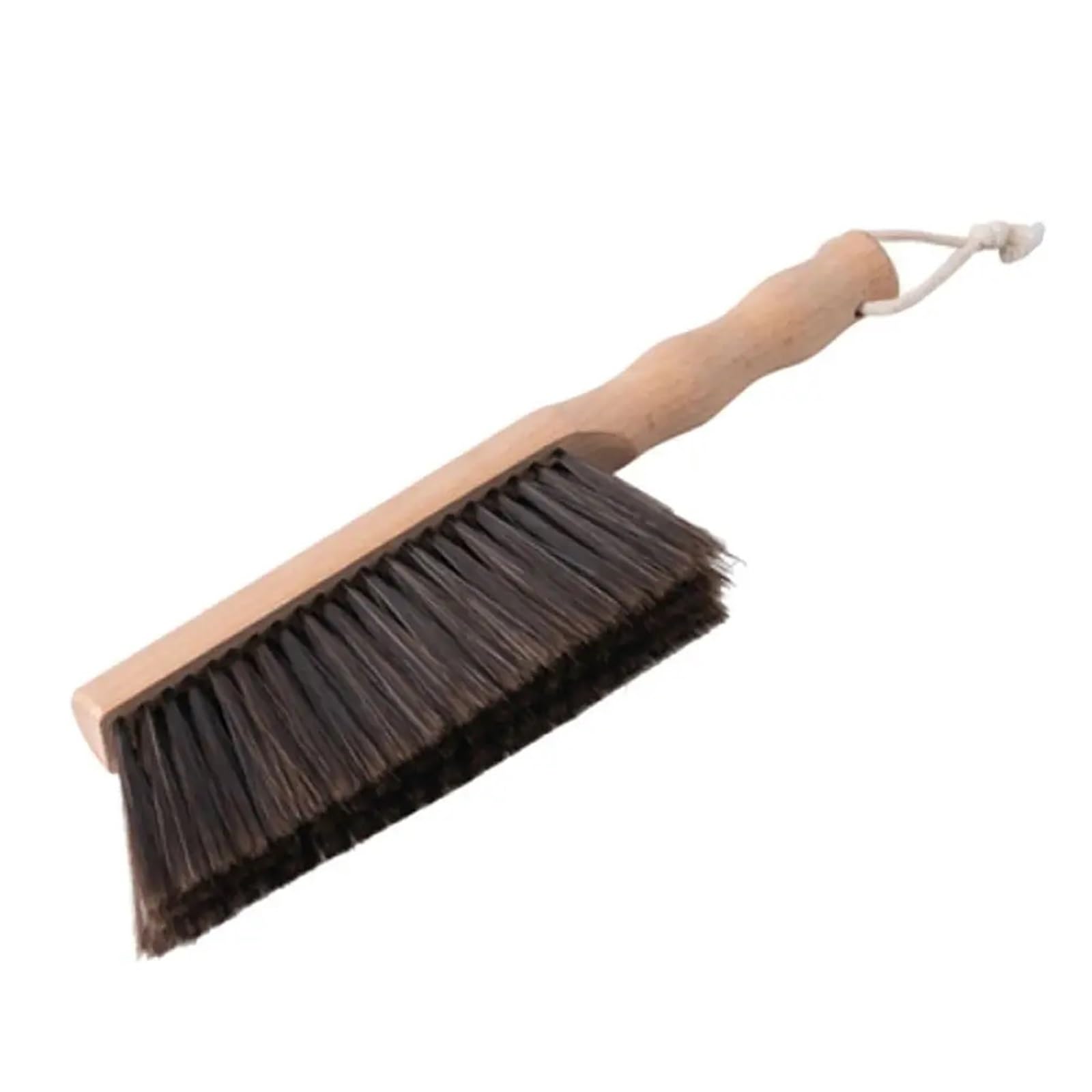 Natural Wood Handle Cleaning Brush, Soft Bed Sweeping Broom for Household(3)