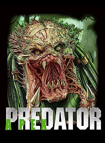 Apex Predator Mens T-Shirt Gothic Horror Print, Black Cotton T-Shirt, Movie Poster Tee by Sebastian Cast