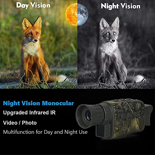 Monoculaire de vision nocturne 200m caméra infrarouge obscurité - 4
