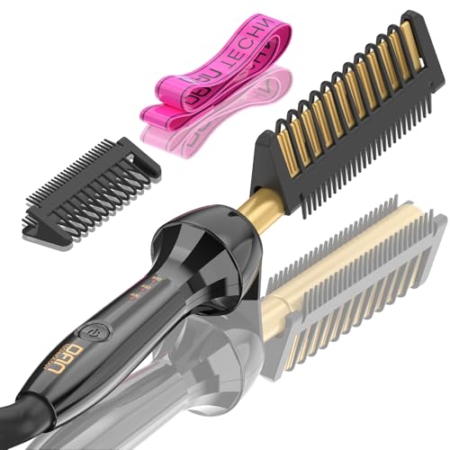 Peine Eléctrico Cerámico Dan Hot Comb para Pelo y Barba miniatura 1