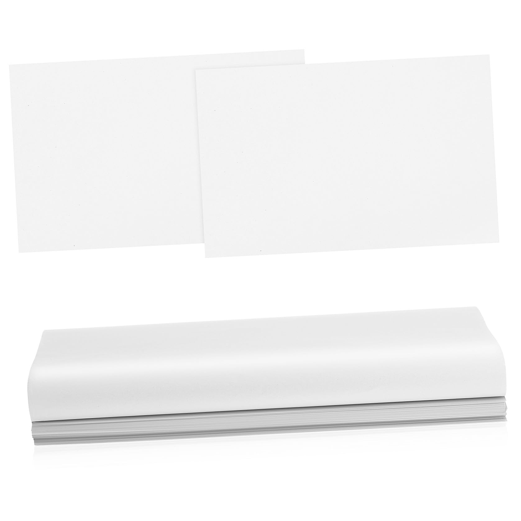 Geschenkpapier 38x70cm Weißes Papier 200 Blatt für Verpackungen
