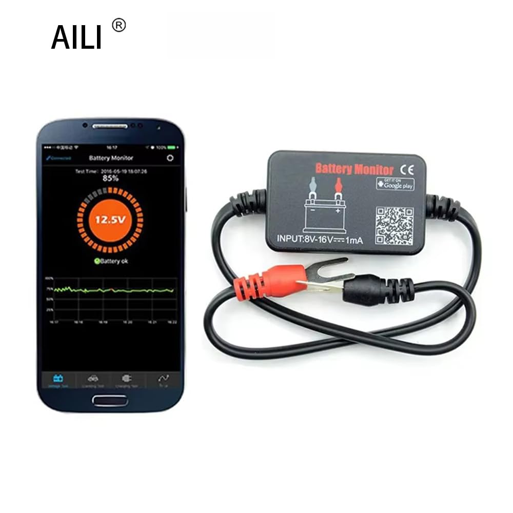 BM2 12V Tester Akumulatorów Bluetooth 4.0 Bezprzewodowy Napięcia
