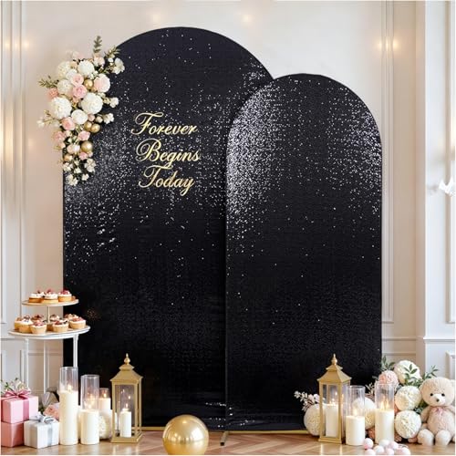 Cubre Arco de Fondo 7.2 FT SquarePie Negro Brillante miniatura 5