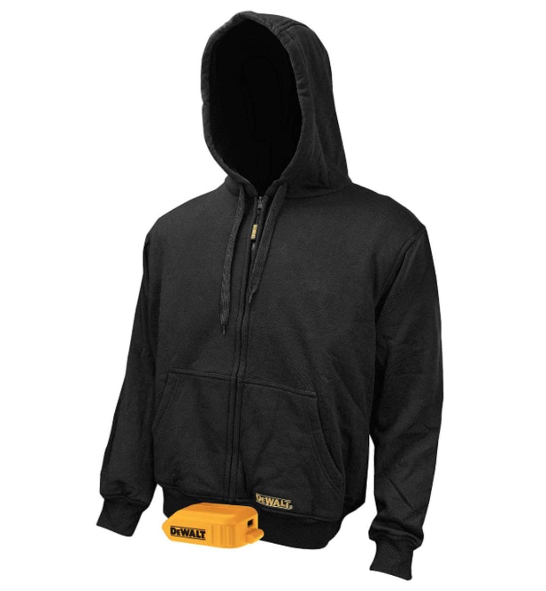 DEWALT DCHJ067B-L 20V/12V MAX Bare Hooded Heated Jacket, Black, Large