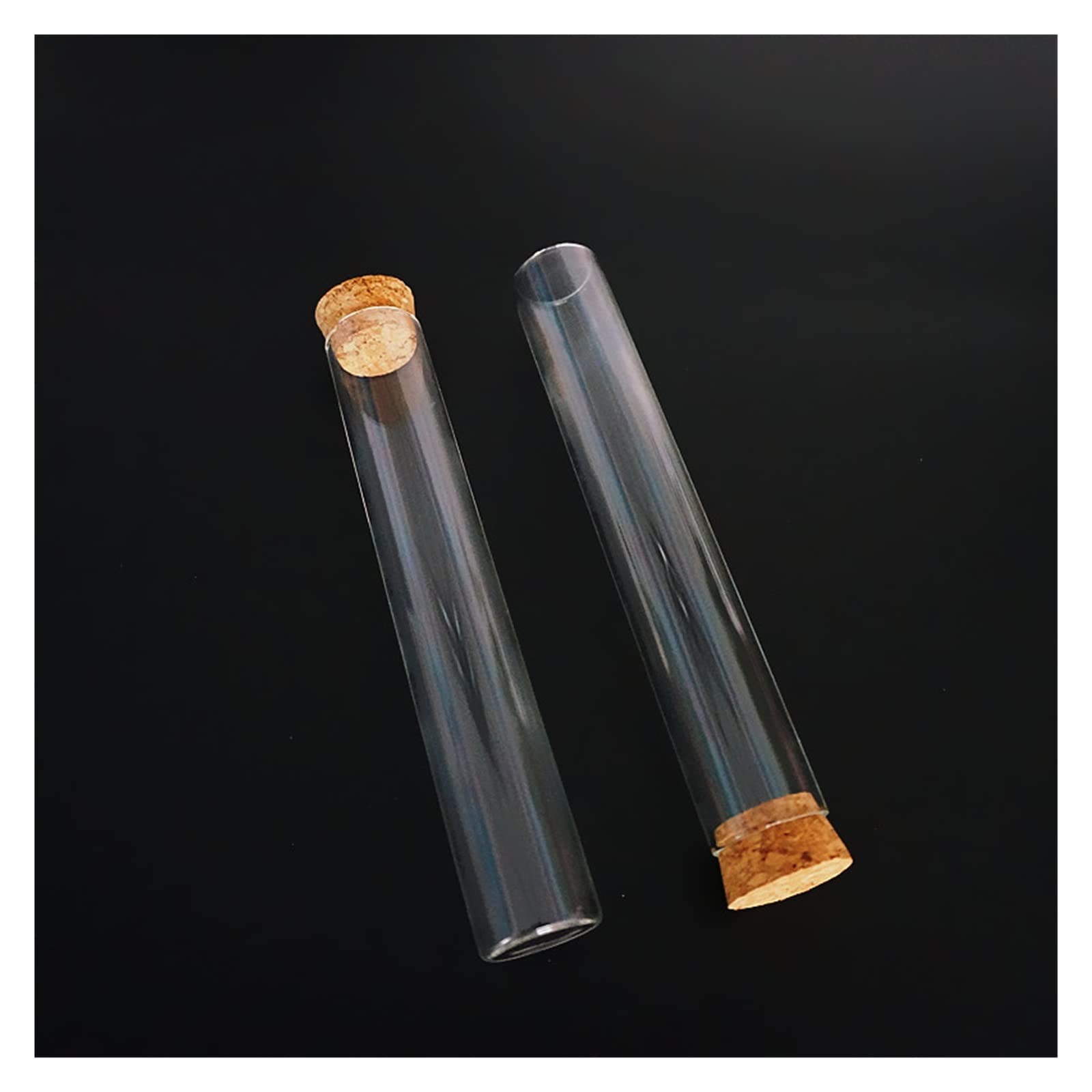 YYJzsw 24 sztuk/partia 25x150mm jasne płaskie dno szklane probówki z korkami materiały laboratoryjne