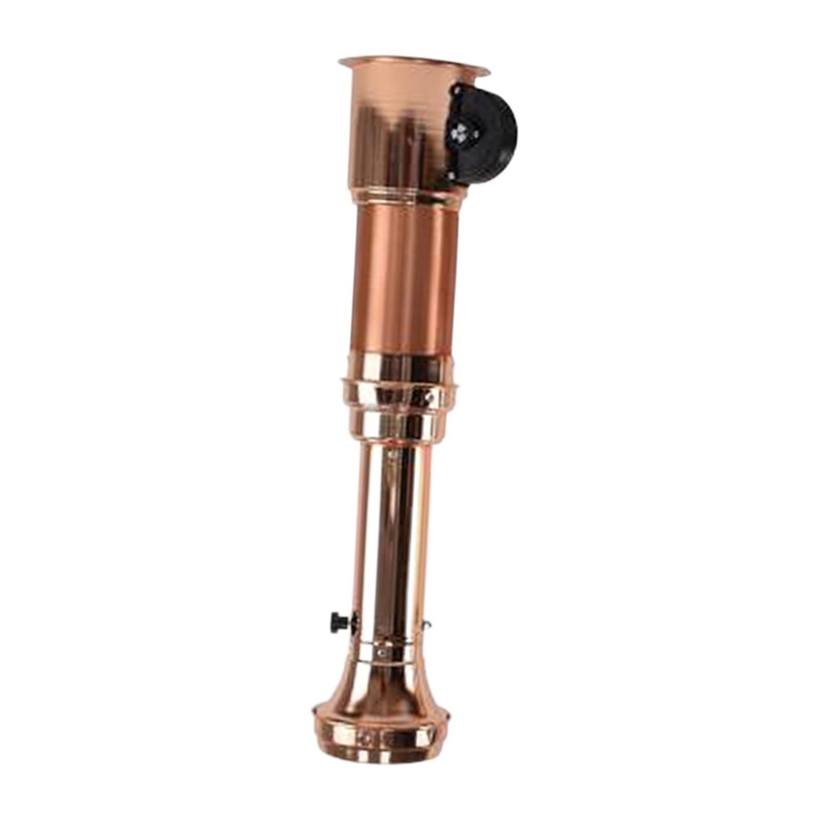 Tuyau d'Évacuation Fumée Extensible Hotte Gril Barbecue Conduit Aluminium Acier Inoxydable Adaptable Facile Nettoyer Convient Collectivité Restaurant