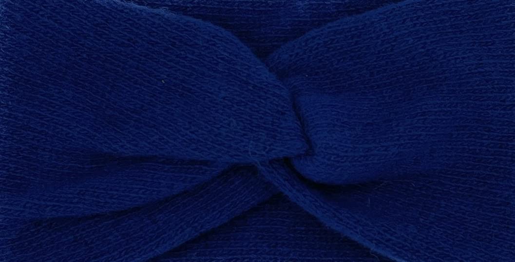 gestricktes Damen Stirnband aus 50% recyceltem Kaschmir, Made in Italy