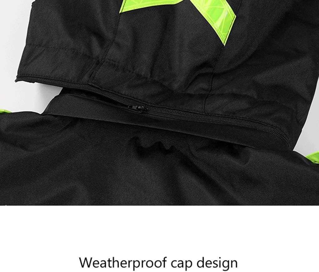 Chaleco Reflectante Traje reflectante impermeable, chaqueta de color negro de color negro oxford Chalecos De Seguridad