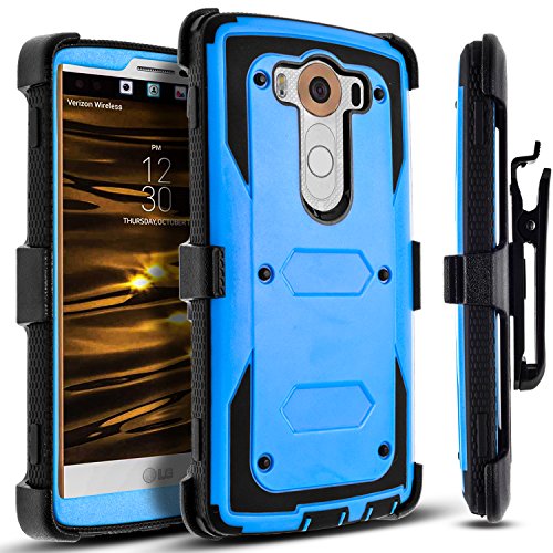 Circlemall Compatible For LG V10 Case, [SUPER GUARD] Dual Layer Hybrid Protective Cover With [Screen