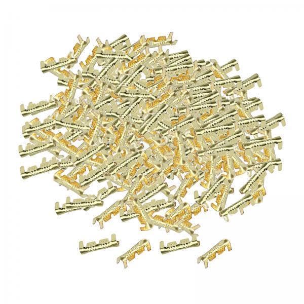 2xBrass Crimp Terminals 0.5-1.5mm Square Wiring Line Tool Small Teeth 200Pcs | Business & Industrial | Electrical & Test Equipment | Connectors, Switches & Wire | Connectors-image-22