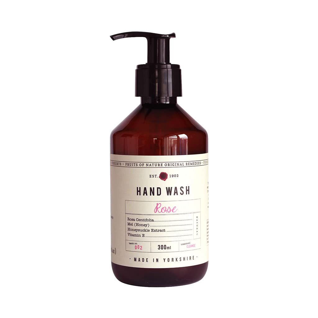 Fikkerts Rose Oil Hand Wash 300ml, clear, 300 ml (Pack of 1)