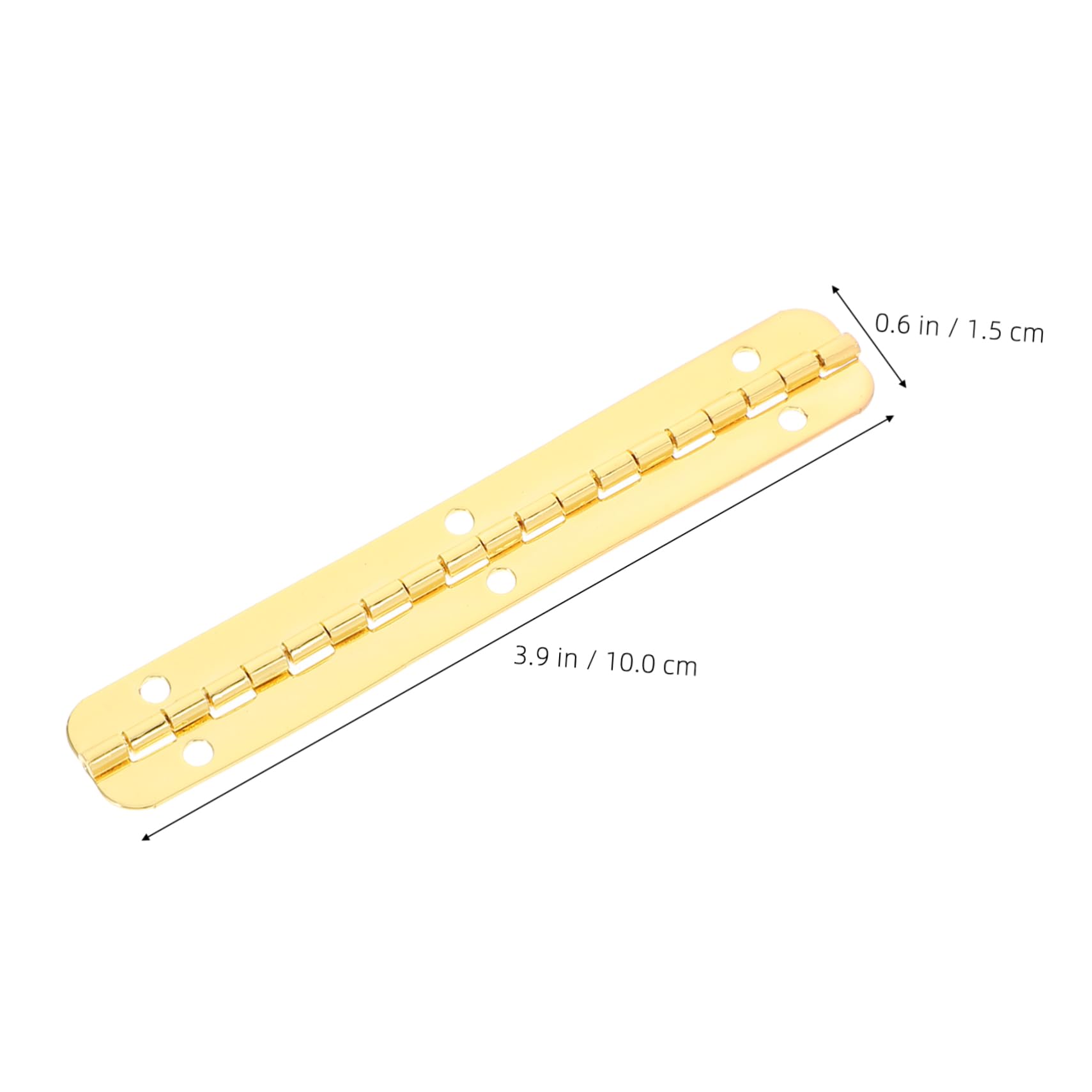 Hohopeti Heavy Duty Metal Hinge for Crafts Small Piano Hinges for Jewelry Boxes