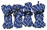 Blue Sky Gear Guy Line Reflective Accessories (4-Pack), Blue