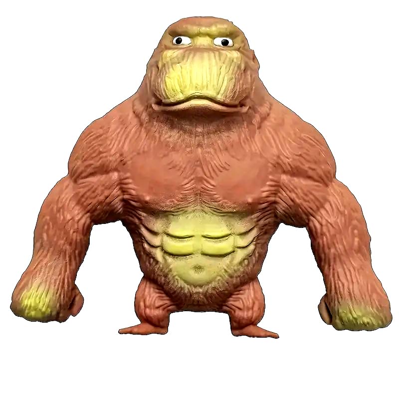 Stretch Squishy Gorilla & Monkey Toy for Kids and Adults – Decompressing Stress Relief Squeeze Toy, Sensory Anxiety Toy for Finger Fun and Relaxation Random beautifull colors