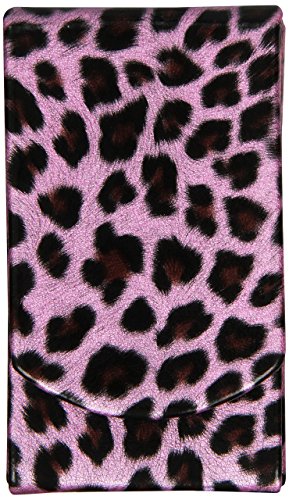 Boston International Pink Leopard Pocket Tissue Holder