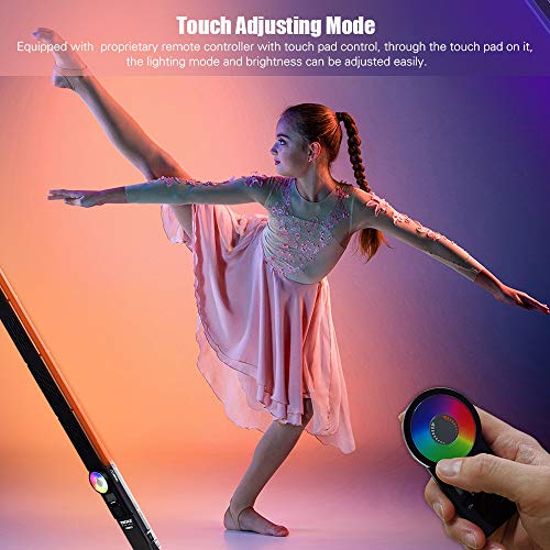 YONGNUO YN360III LED-Videoleuchte, 5500 K + RGB Vollfarb-Touch-Einstellmodus, CRI 95+, mit 10 zusätzlichen… – Bild 5