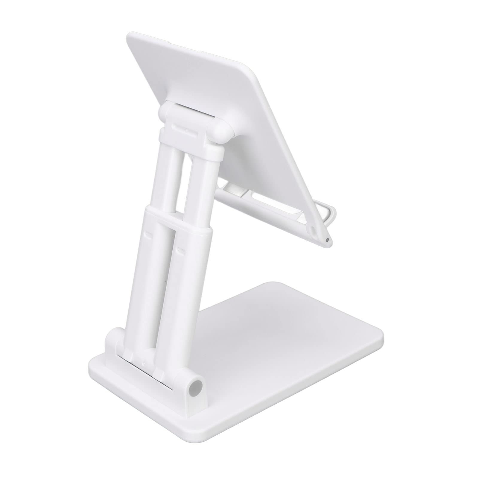 Cocoarm Supporto Pieghevole per Telefono Cellulare, Doppie Aste per (WHITE)