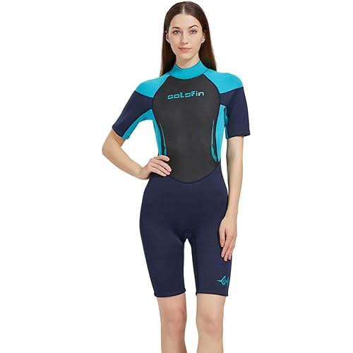 GoldFin Wetsuit for Men Women, 3mm Neoprene Wet Suits for Adult Water Sports Outdoor Diving Kayakboarding Surfing Snorkeling Swimming
