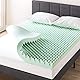 Best Price Mattress Matratzenauflage aus Memory-Schaum, 10,2 cm, mit beruhigendem Aloe-Aufguss, CertiPUR-US-Zertifiziert, Queen, Grün