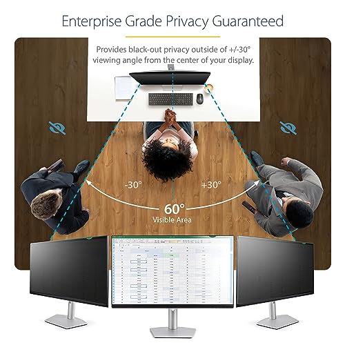StarTech.com 19.5-inch 16:9 Computer Monitor Privacy Filter, Anti-Glare Privacy Screen w/51% Blue Light Reduction - Image 2