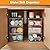2 Pack Stackable Storage Drawers,Plastic Organizers Bins, Drawers Storage with Handles and Movable Dividers for Organization and Storage in Fridge,Bathroom, Pantry, Kitchen Cabinets, Under Sink